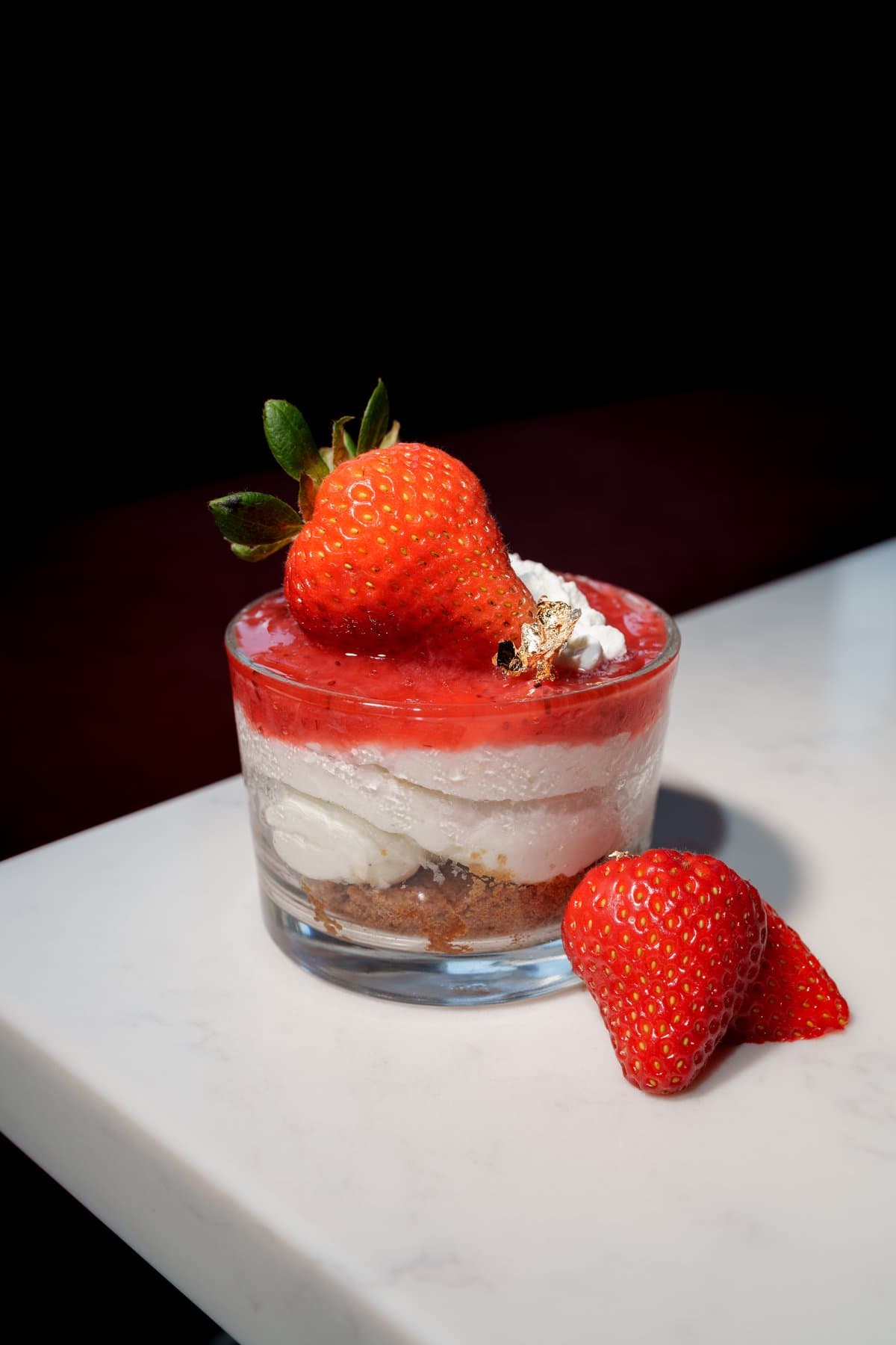 Strawberry Cheesecake Shooters